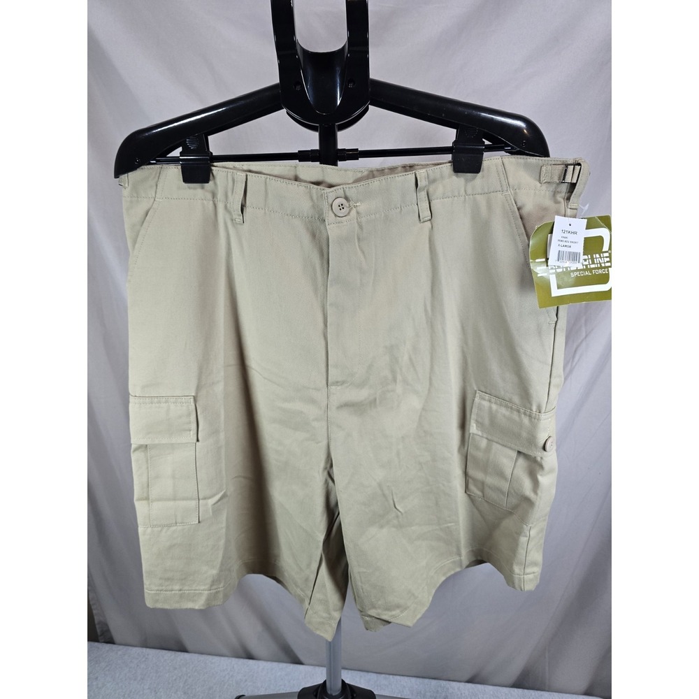 NWT‎ Borderline Special Force Mens Cargo Shorts Size XL 100% Cotton
